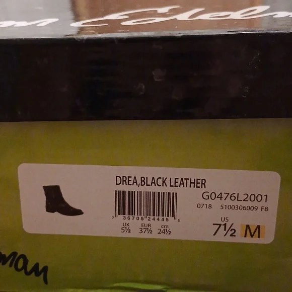 Sam Edelman DREA Black Leather Studded Boots - Picture 2 of 10